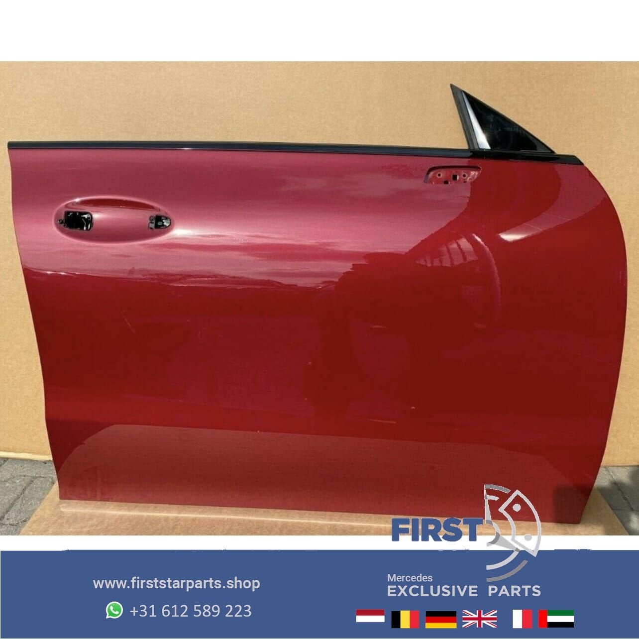W118 C118 X118 CLA DEUR PORTIER ROOD COMPLEET RECHTS VOOR Me, Auto-onderdelen, Gebruikt, -, Deur, Ophalen of Verzenden
