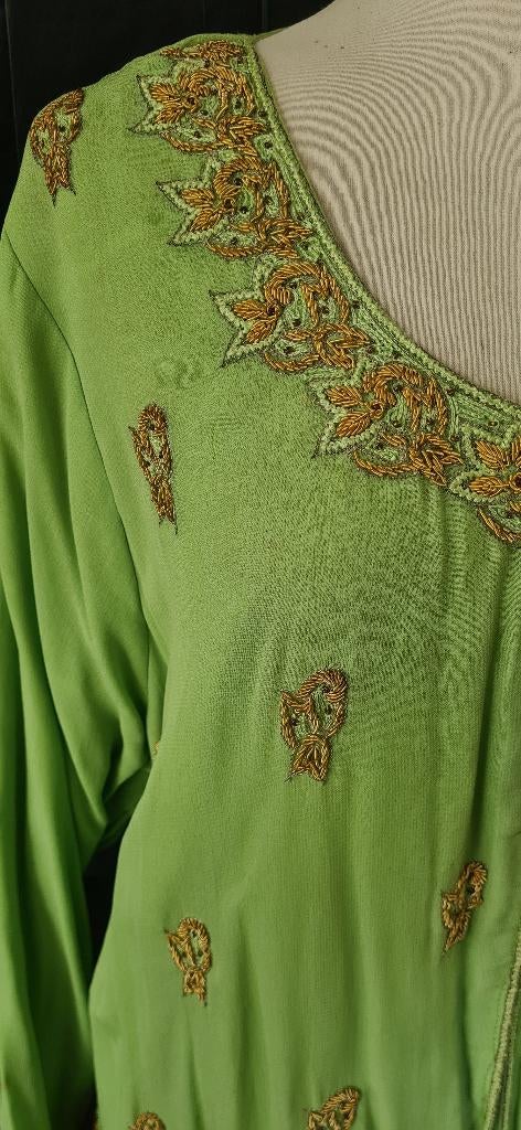 Dames Indiase kleding, tot maat 52, groen., Overige typen, Maat 46/48 (XL) of groter, Ophalen of Verzenden, Gedragen