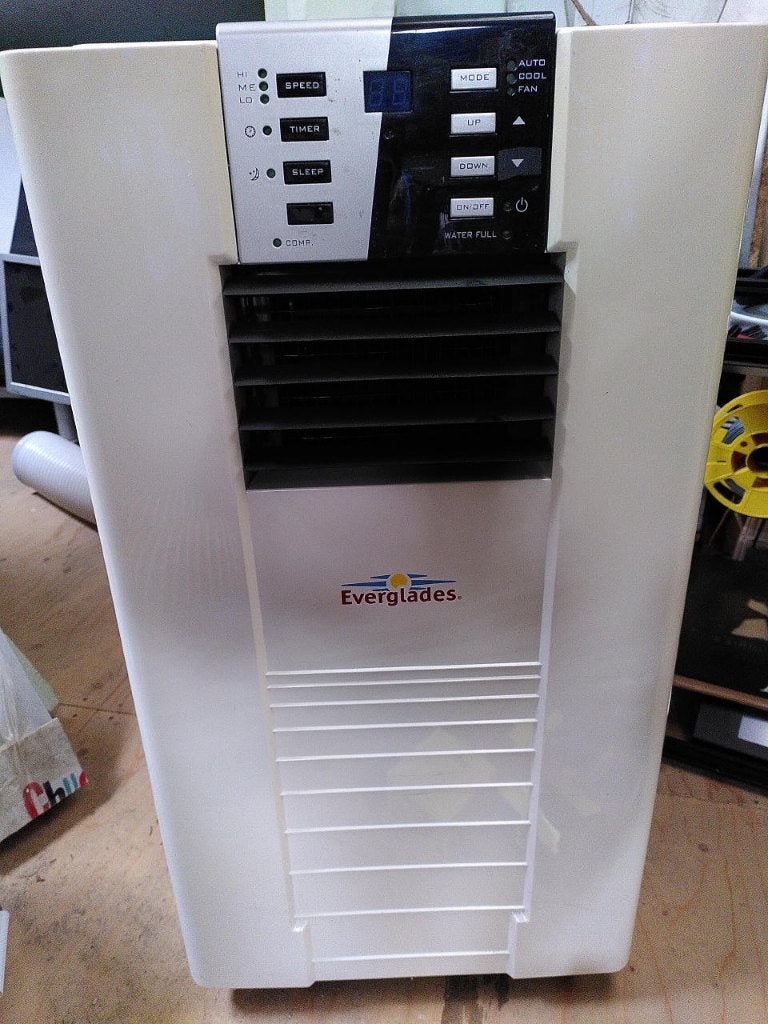 Everglades mobiele airco 1500W, Ophalen, Gebruikt, Minder dan 60 m³, Timer