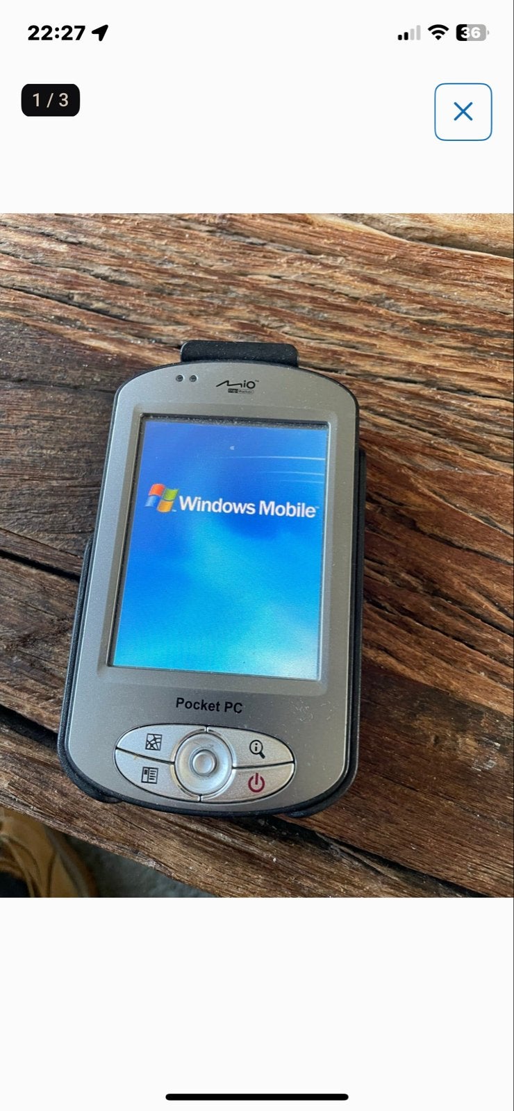 Mio P350 Pocket PC met Windows Mobile, Gps-ontvanger, Gebruikt, Ophalen of Verzenden, Mio