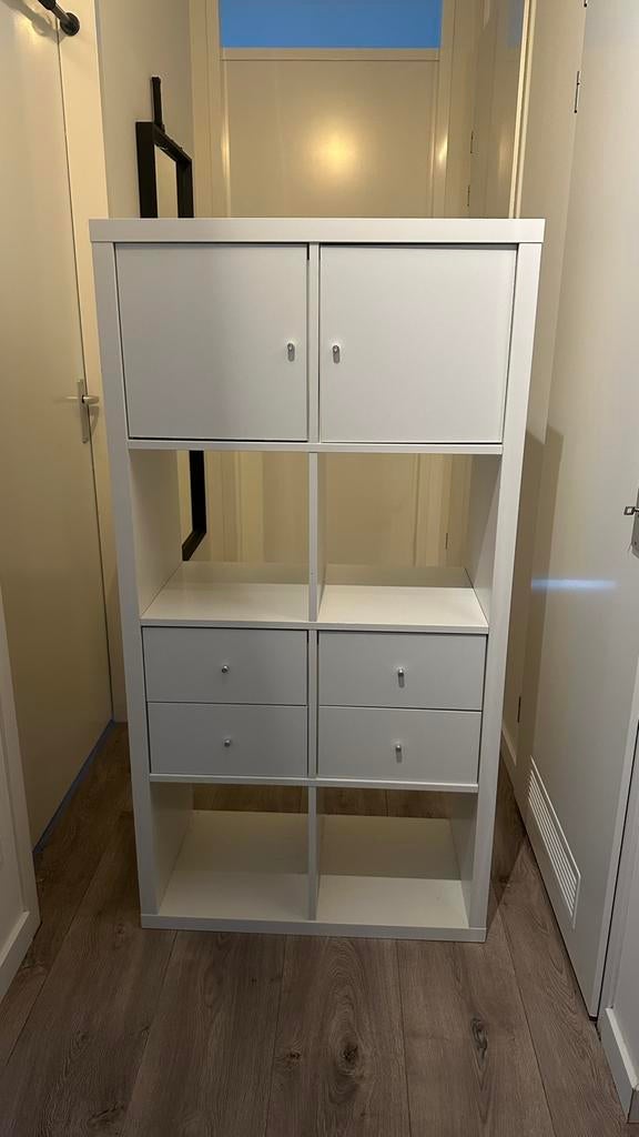 Ikea kallax met lades/deurtjes, Ophalen, Gebruikt, 100 tot 150 cm, 50 tot 100 cm