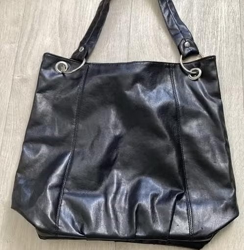 Zwarte handtas, Ophalen of Verzenden, Gebruikt, Zwart, Handtas