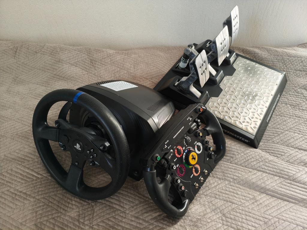 Thrustmaster TS-PC, T-LCM pedals + T300 & Ferrari F1 Rims, Spelcomputers en Games, Spelcomputers | Overige Accessoires, Gebruikt