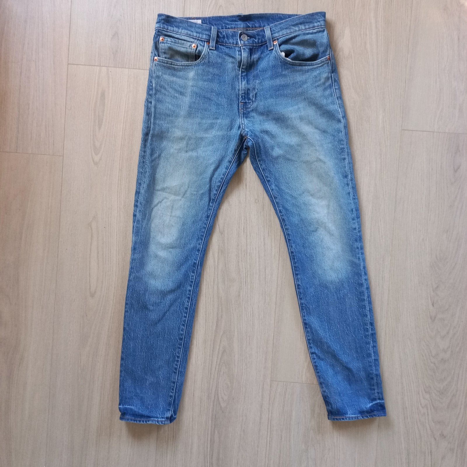Stijlvolle Levi's 512 Jeans Mt W32/32 vintage wassing, Levi's, Blauw, W32 (confectie 46) of kleiner, Ophalen of Verzenden