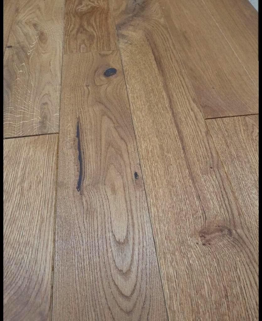 105 M2 MASSIEF EIKEN 10 CM BREED GEROOKT VLOERDELEN PARKET, Huis en Inrichting, Stoffering | Vloerbedekking, Nieuw, Ophalen of Verzenden