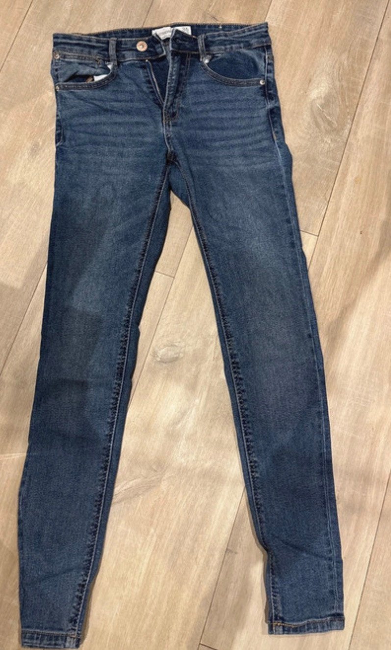 Skinny jeasn, Kleding | Dames, Spijkerbroeken en Jeans, Ophalen of Verzenden, Zo goed als nieuw, Blauw