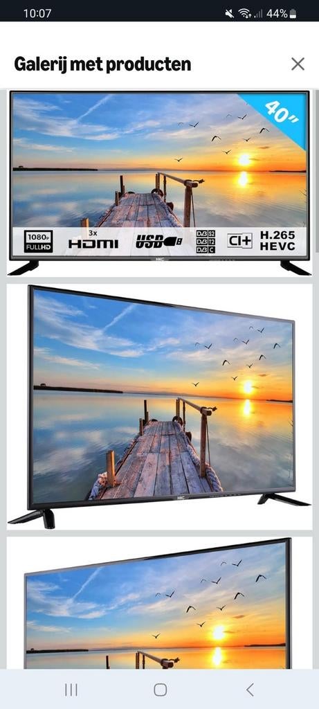 Goedwerkende TV televisie, Audio, Tv en Foto, Televisies, Ophalen, Zo goed als nieuw, Overige merken