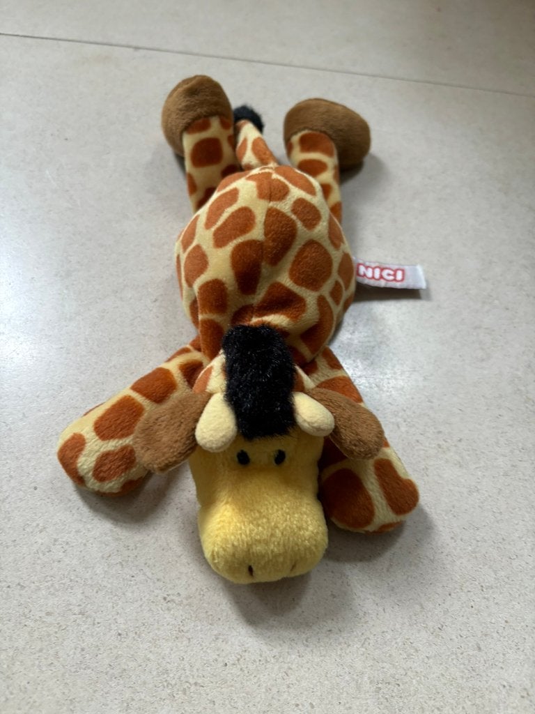 Nici knuffel giraffe liggend formaat 20 cm als nieuw!, NICI, Overige karakters, Overige typen, Ophalen of Verzenden