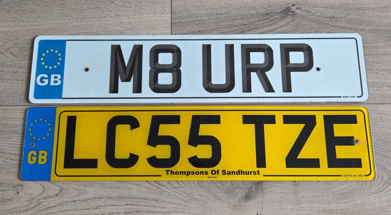 Kentekenplaten nummerplaten nummerborden Engeland, Ophalen of Verzenden, Gebruikt, Auto's