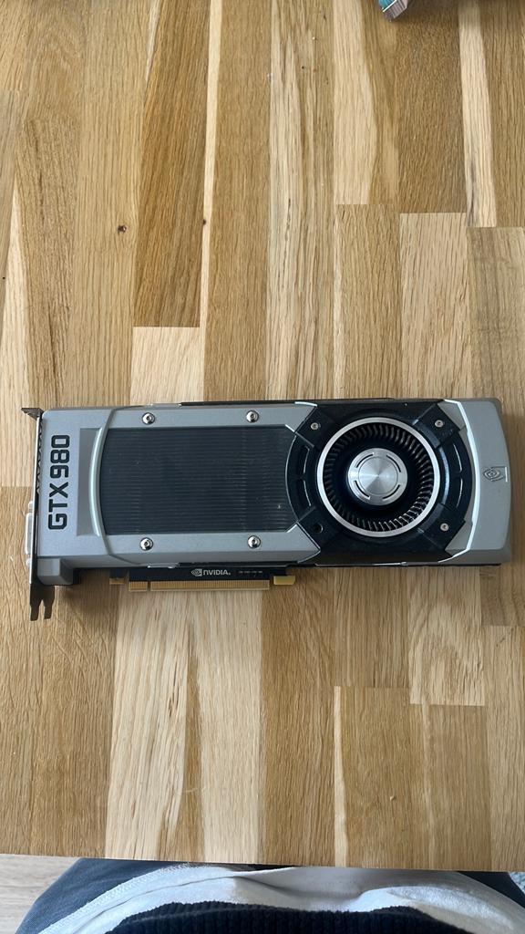 NVIDIA GeForce GTX 980, Computers en Software, Videokaarten, PCI-Express 3, Ophalen of Verzenden, DVI, GDDR5