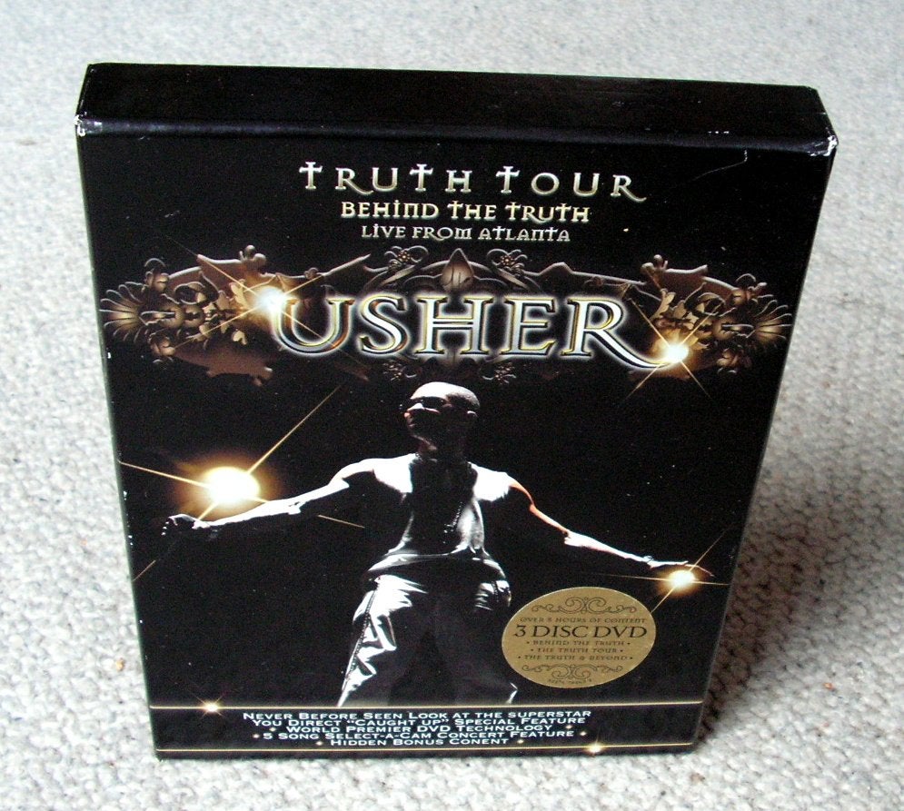 Usher – Truth Tour Behind The Truth Live From Atlanta 3 DVDs, Inclusief boekje, Alle leeftijden, Ophalen of Verzenden, Zo goed als nieuw