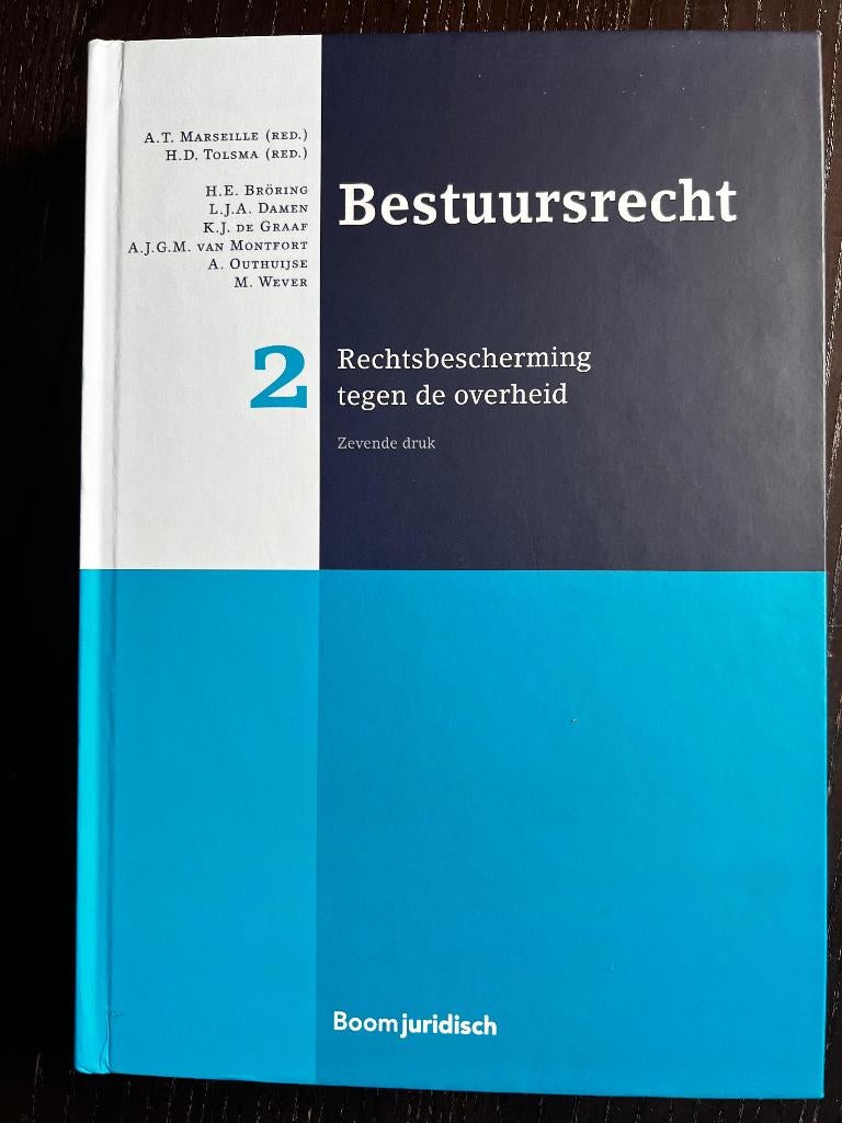 Bestuursrecht 2 druk 7, Boeken, Boomjuridisch, Ophalen of Verzenden, Gamma, WO