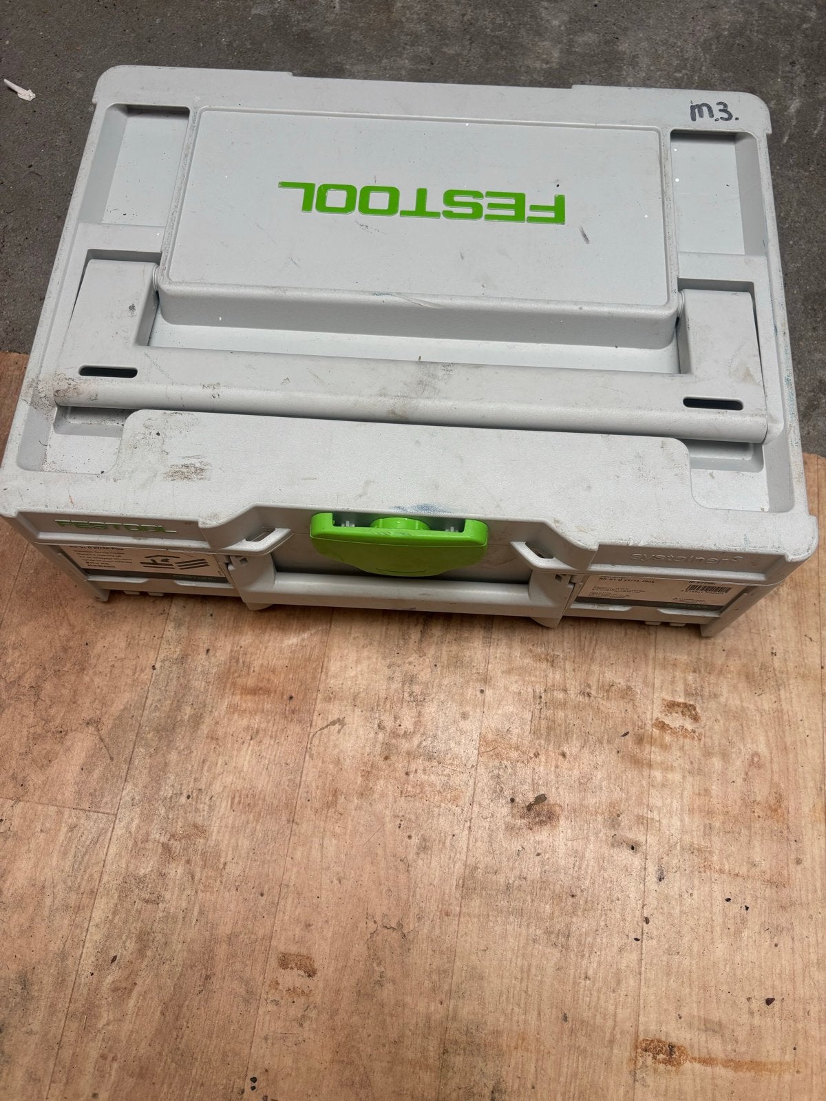 Festool Systainer met stofzuiger accessoires, Ophalen of Verzenden, Gebruikt, Gereedschapsopslag, Festool