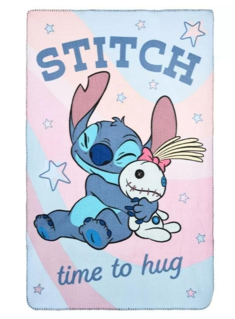Stitch en Scrump Fleece Deken - Disney Fleecedeken / Plaid, Nieuw, Ophalen of Verzenden, Deken of Dekbed, Nvt
