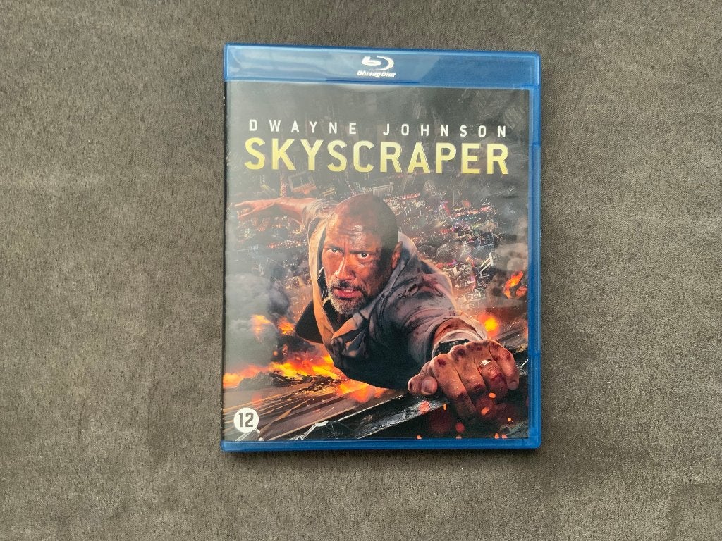 DVD Blu-Ray Skyscraper Blu Ray Bluray Dwayne Johnson, Ophalen of Verzenden, Zo goed als nieuw