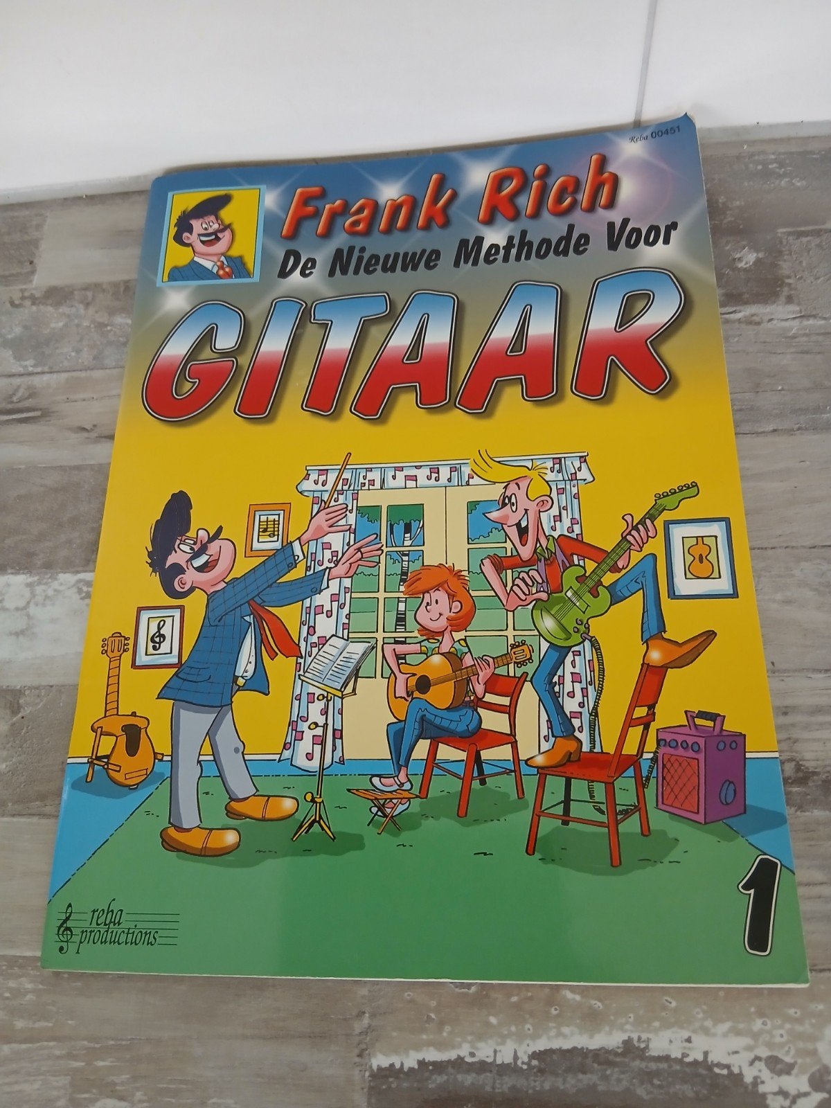Frank Rich - De Nieuwe Methode Voor Gitaar Deel 1, Overige genres, Les of Cursus, Ophalen of Verzenden, Gitaar