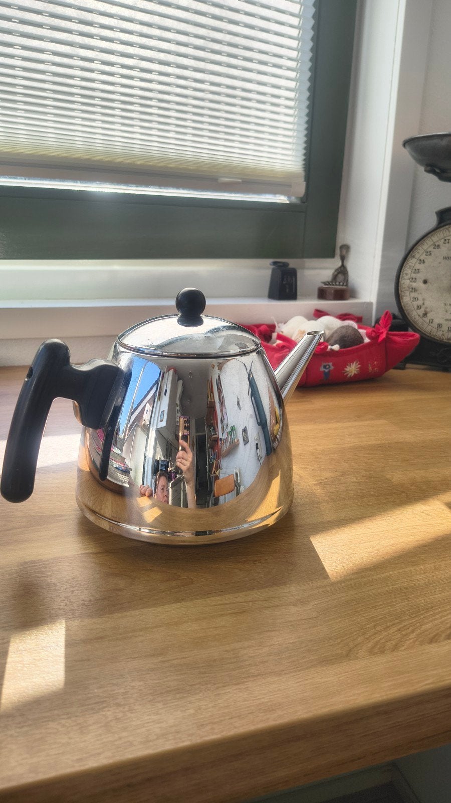 Mooie klassieke Bredemeijer Theepot zilver, Ophalen, Overige materialen, Gebruikt, Overige merken