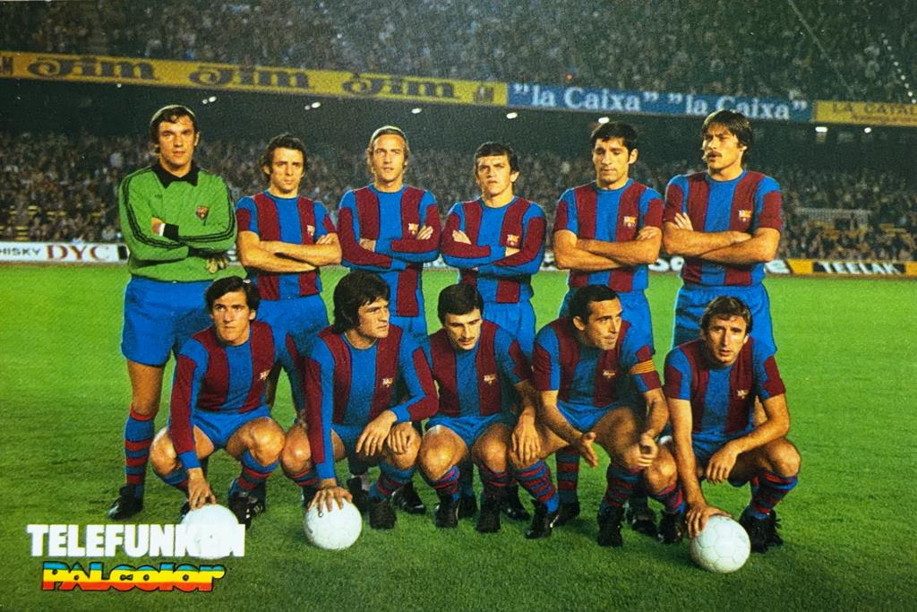 Elftalkaart FC Barcelona - seizoen 1978/1979, Ophalen of Verzenden, Zo goed als nieuw, Ajax, Spelerskaart