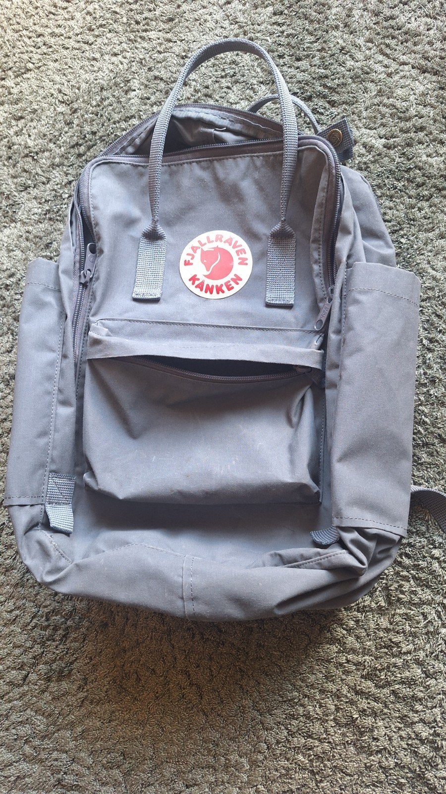 Fjällräven Kånken rugzak - Grijs, Overige merken, Gebruikt, 25 tot 40 cm, Ophalen of Verzenden
