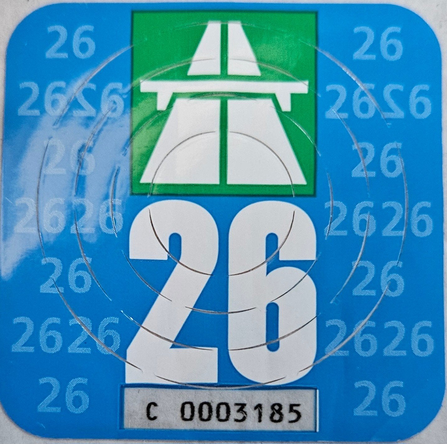 Vignet Zwitserland 2026 €20.00, Drie personen of meer