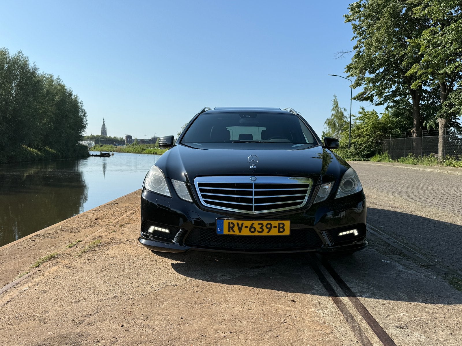 Mercedes-Benz E-Klasse 2.2 CDI E250 Estate AUT 2010 Zwart, Auto's, Automaat, Euro 5, Achterwielaandrijving, Zwart