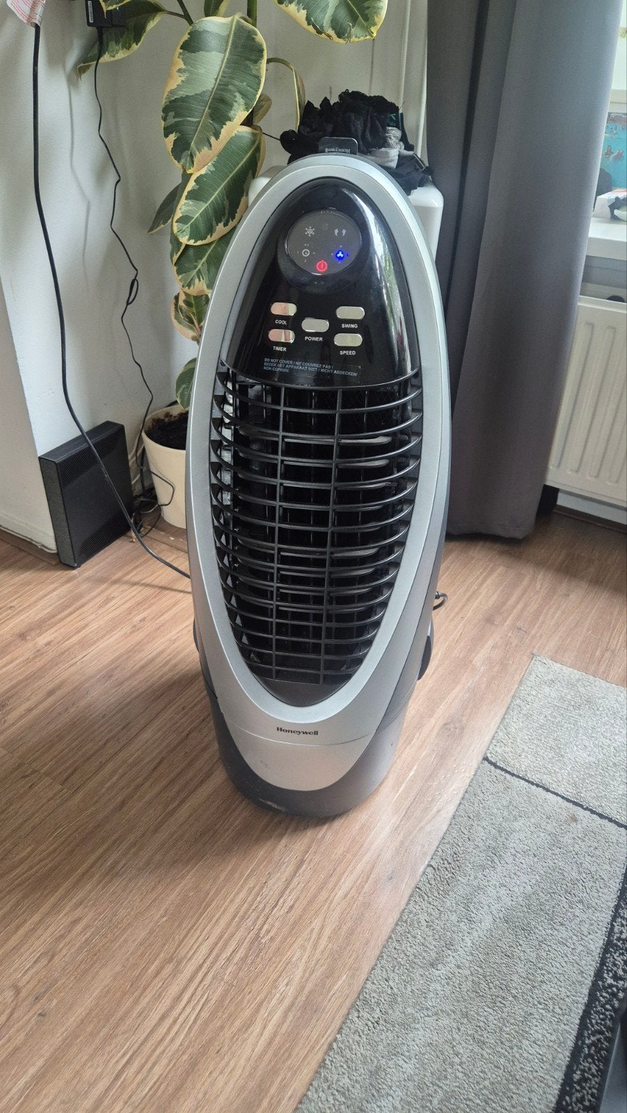 Honeywell luchtkoeler, Ophalen, Torenventilator