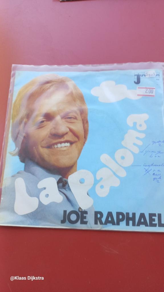 Joe Raphael - La Paloma, Ophalen of Verzenden, Gebruikt, 7 inch