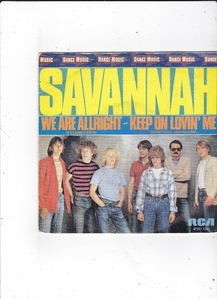 7" Single Savannah - We are allright, Ophalen of Verzenden, Gebruikt, 7 inch