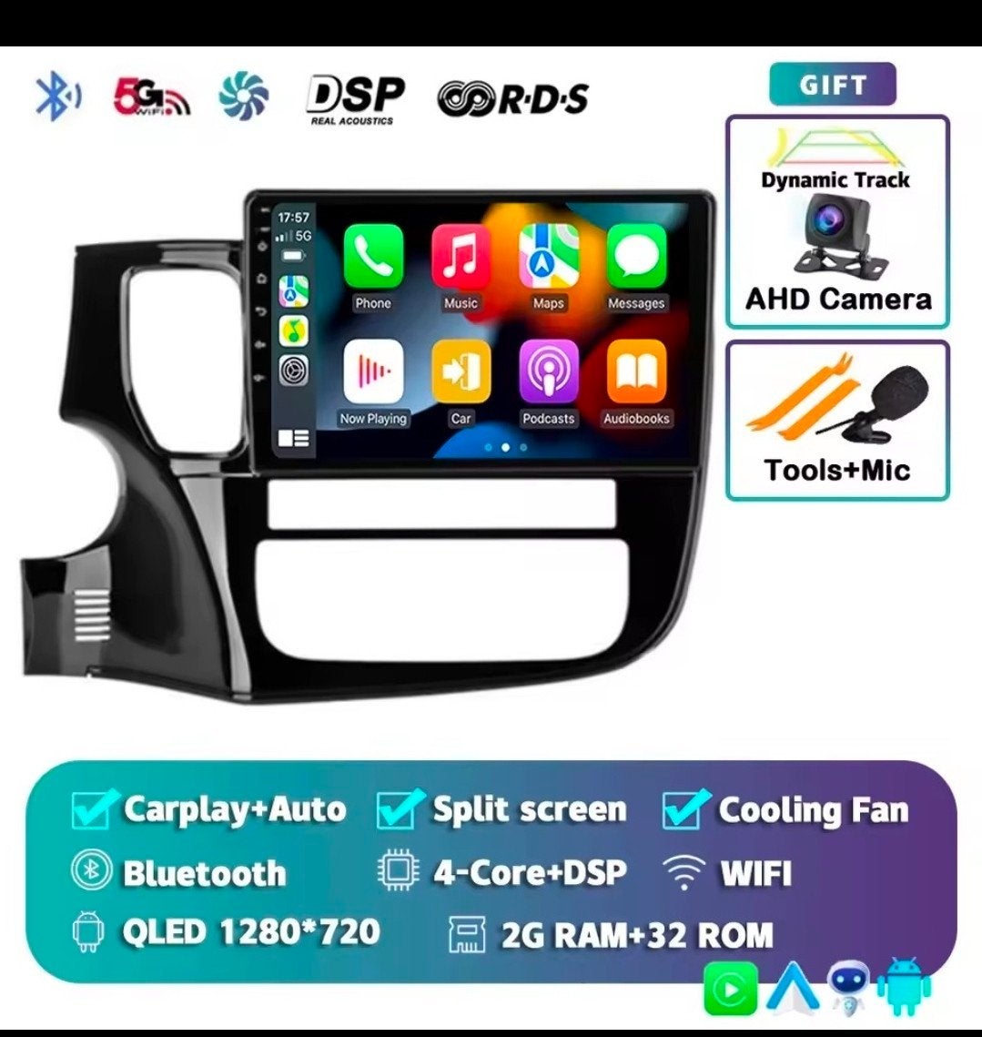 Mitsubishi Outlander PHEV Android Systeem met Apple CarPlay, Ophalen of Verzenden, Gebruikt