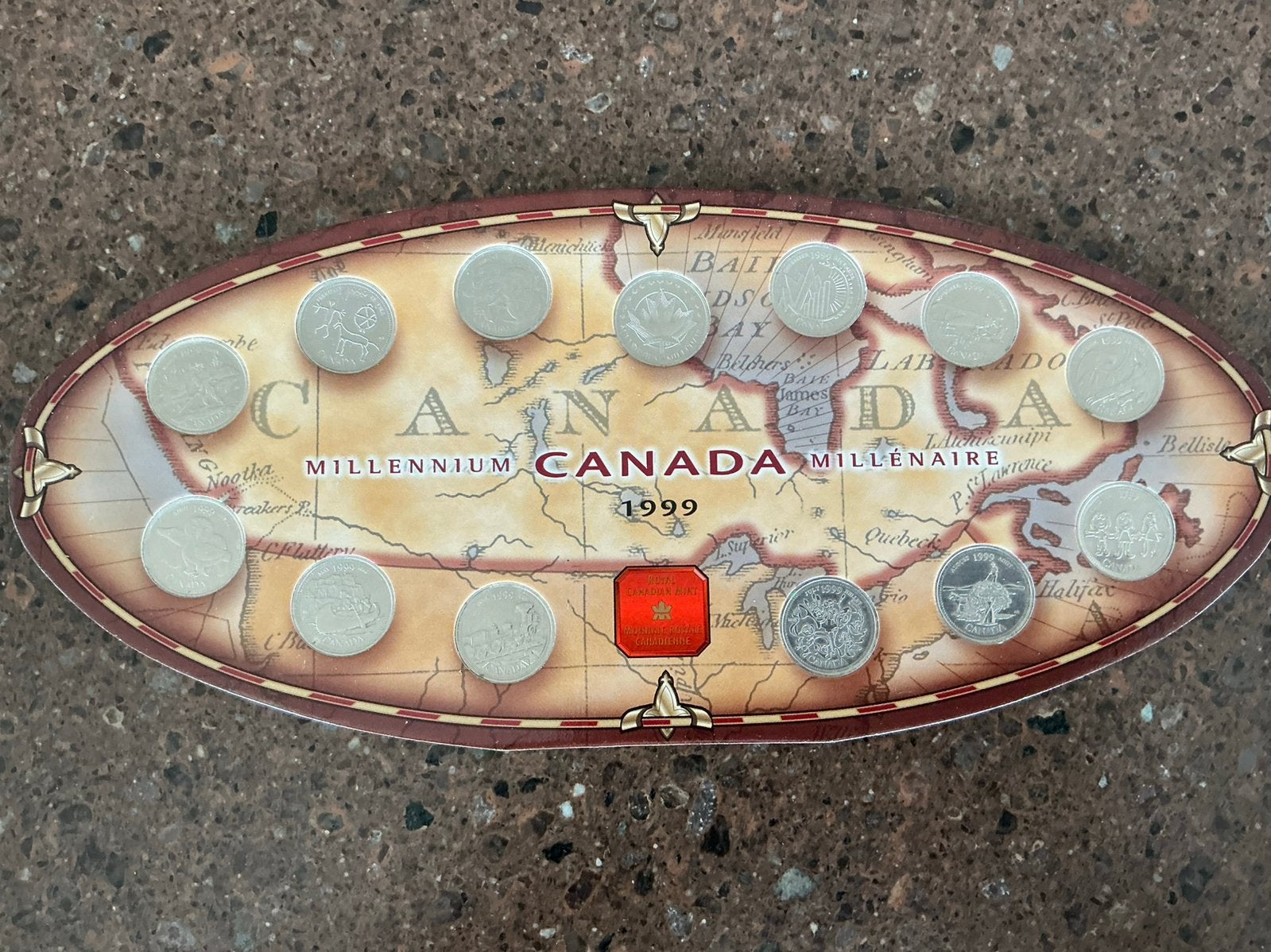 Millenium muntenverzameling uit Canada, Ophalen of Verzenden, Noord-Amerika, Setje, Zilver
