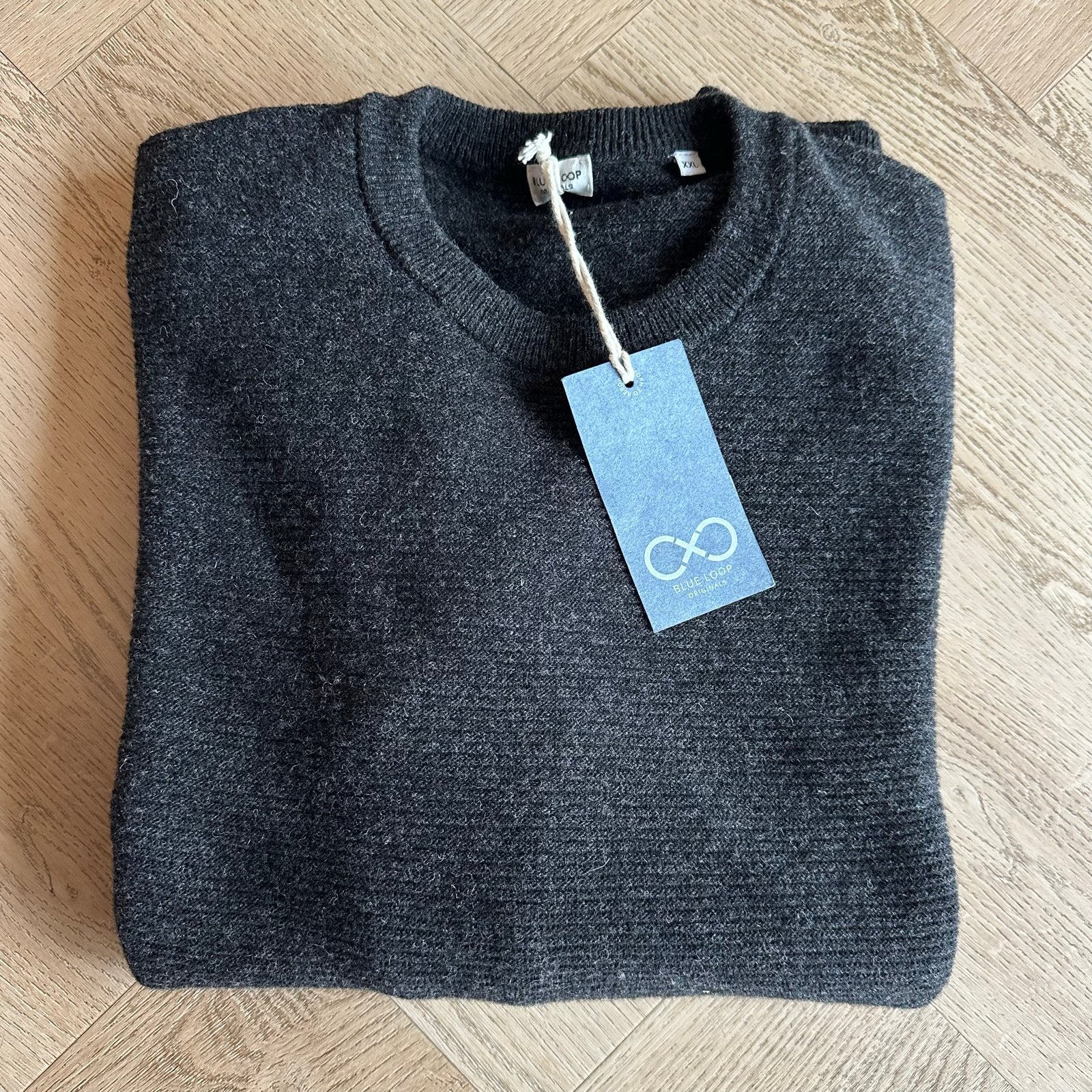 Blueloop Mens Weekend Sweater XXL Antraciet, Ophalen of Verzenden, Nieuw, Overige maten, Grijs