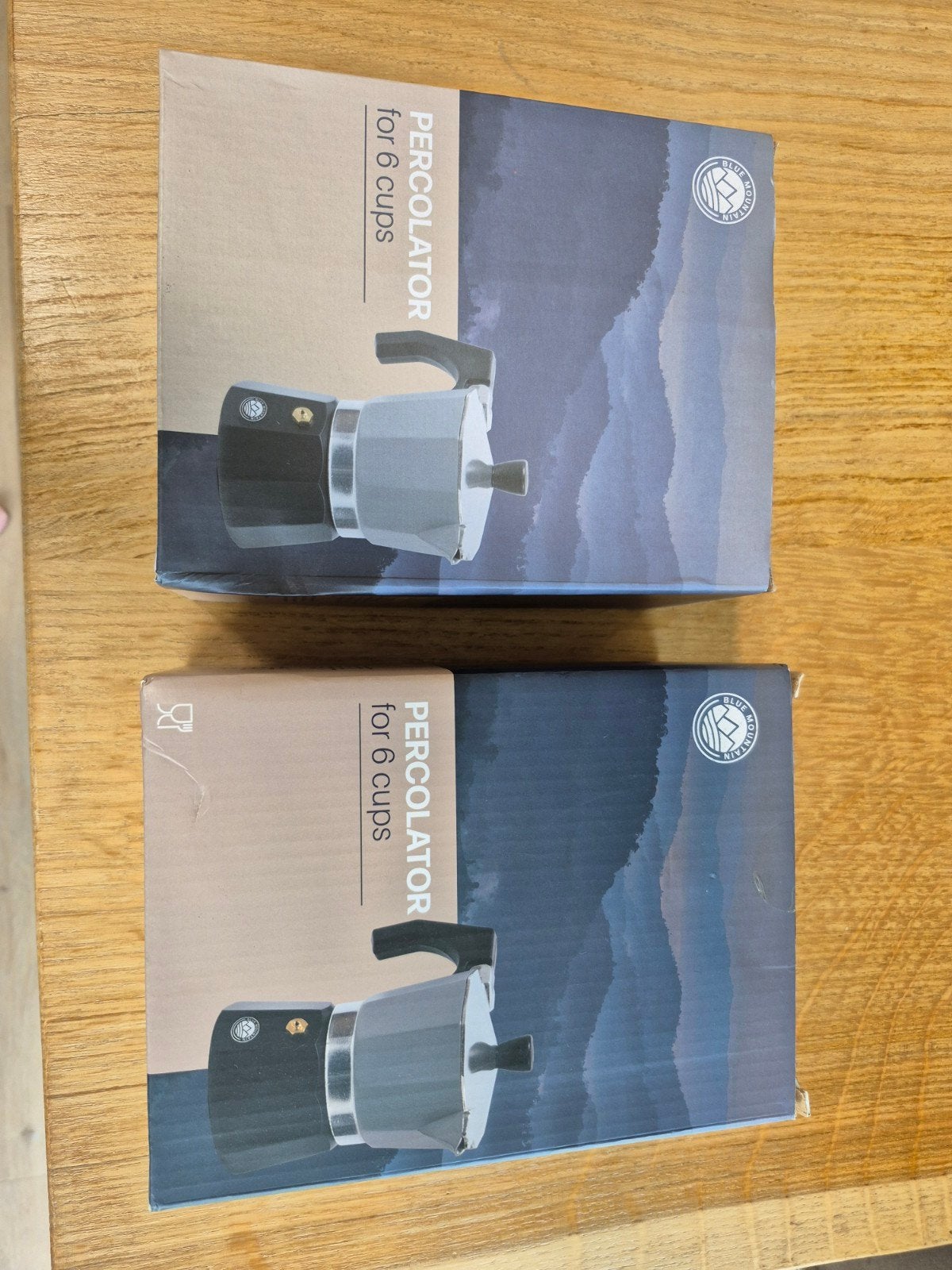 Percolator voor 6 kopjes - Nieuw in doos, Ophalen, Overige modellen, Nieuw, Gemalen koffie