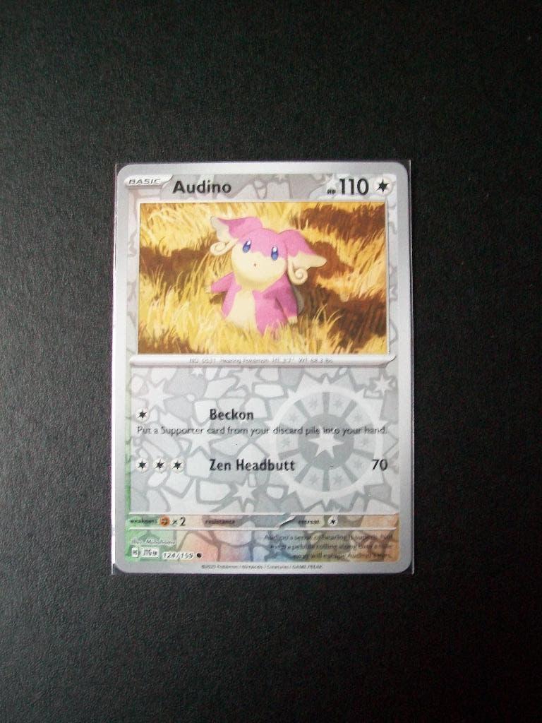 1518. Nieuwe Pokemon Kaart Holofoil AUDINO HP 110 (124/159), Verzenden, Nieuw, Losse kaart, Foil