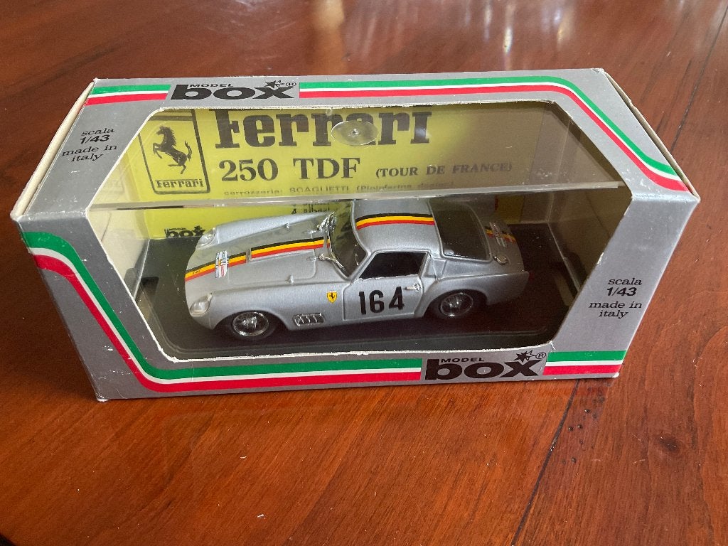 BOX Ferrari 250 TDF Tour de France 1958 mint/box/certificaat, Verzenden, Zo goed als nieuw, Auto, Overige merken