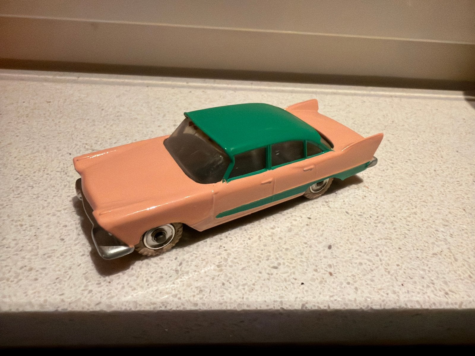 Dinky Toys Plymouth Fury - Schitterend Gerestaureerd, D, Gebruikt, Dinky Toys, Ophalen of Verzenden
