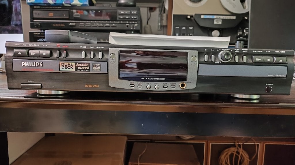 Philips CDR 775 Audio CD Recorder, Computers en Software, Philips, Herschrijfbaar, Cd, Ophalen of Verzenden