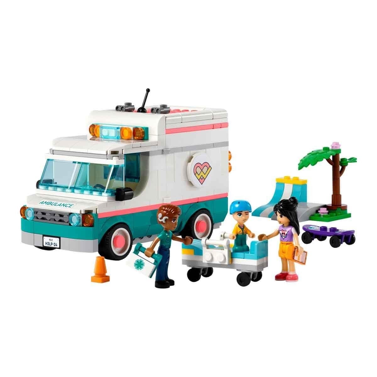 LEGO Friends 42613 - Heartlake City Ambulance - geen boekje, Lego, Compleet, Friends, Ophalen of Verzenden