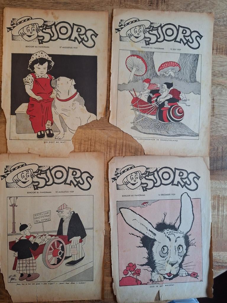 Strip knipsels oa Tom Poes, Sjors, en Miranda., Verzamelen, Ophalen of Verzenden, 1960 tot 1980, Nederland, Knipsel(s)