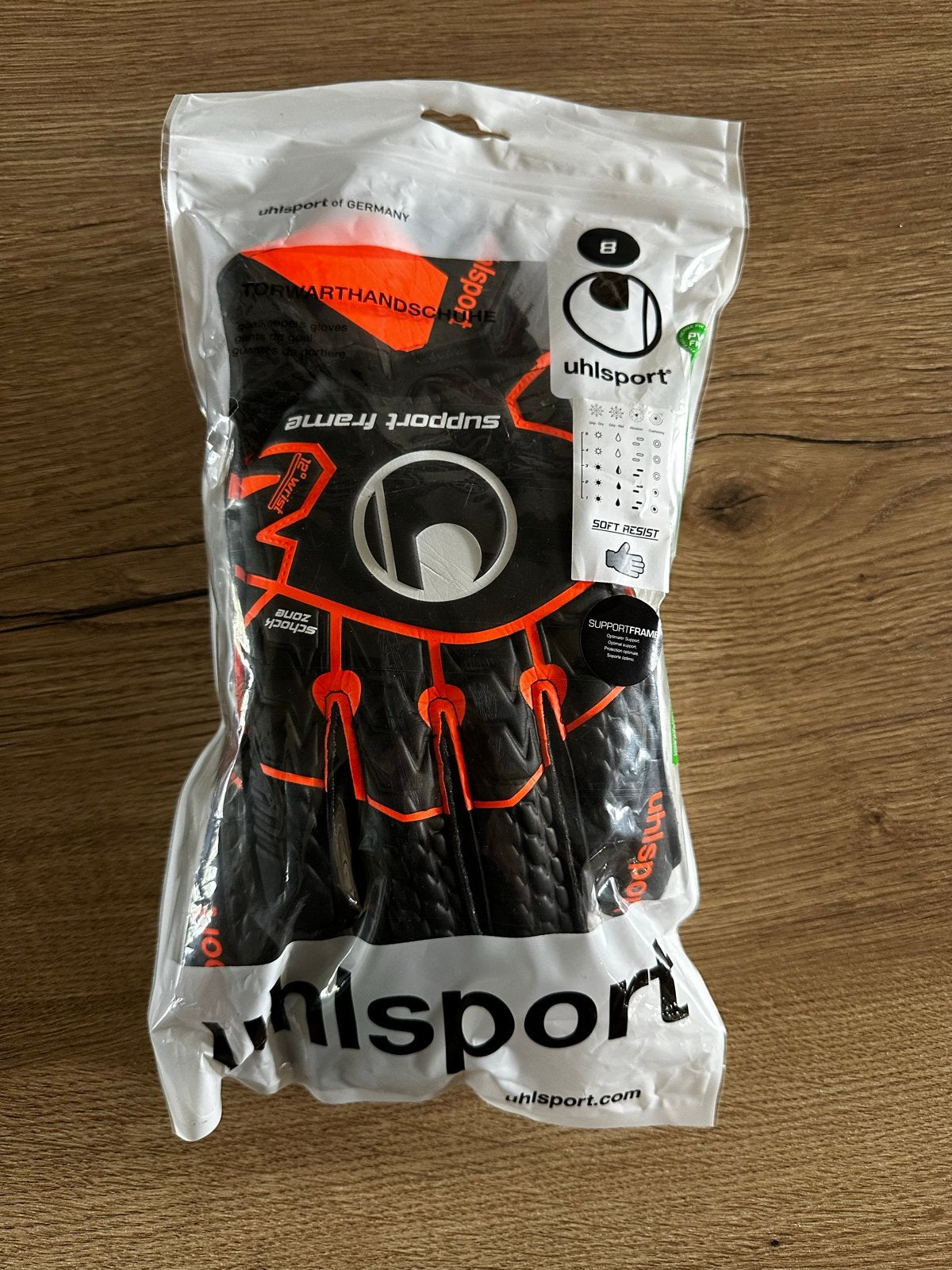 Uhlsport keepershandschoenen maat 8 - Nieuw in verpakking, Ophalen of Verzenden, Nieuw, Handschoenen
