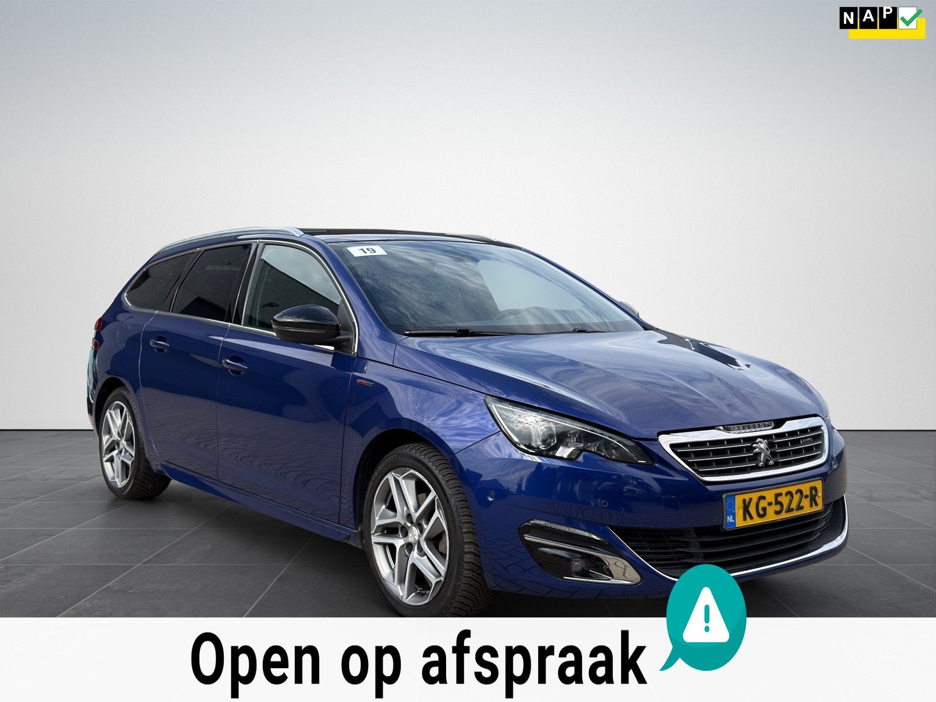 Peugeot 308 SW 1.2 PureTech GT-line Achteruitrijcamera|Pano, Auto's, Dealer onderhouden, Gebruikt, Euro 6, 1199 cc