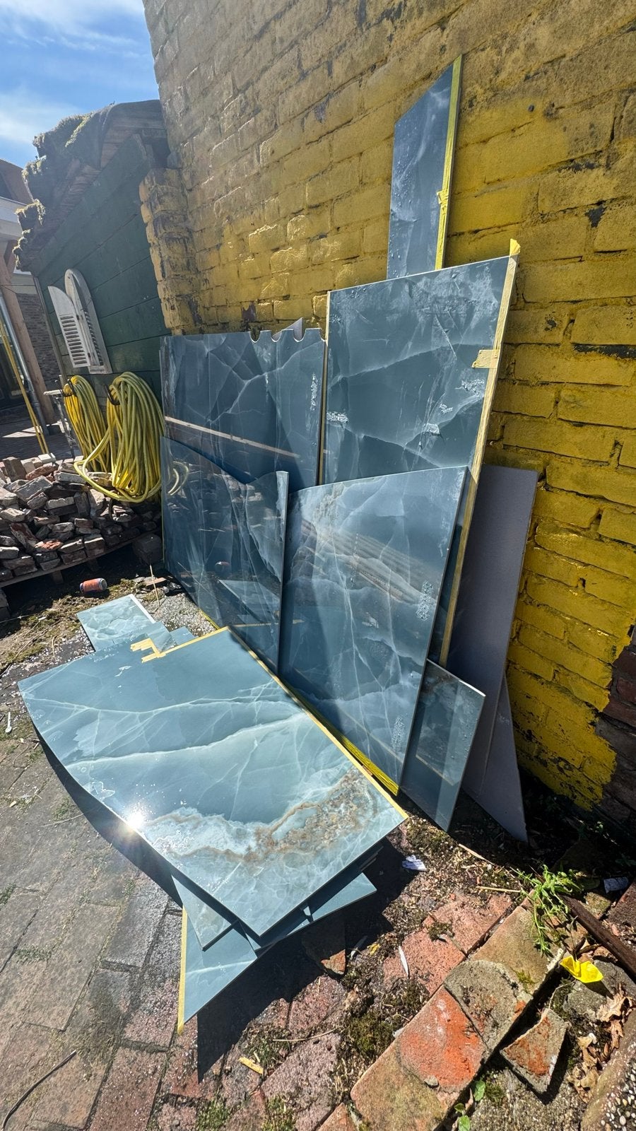Badkamer tegels - overgebleven na verbouwing, Ophalen, 60 cm of meer, 40 tot 60 cm, 5 tot 10 m²