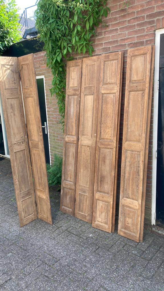 Antieke Franse binnen luiken raam, Ophalen of Verzenden, Zo goed als nieuw