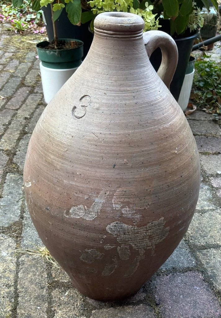 Olijfoliekruik, stenen kruik, 34 cm, aardewerk, nr. 3, Ophalen