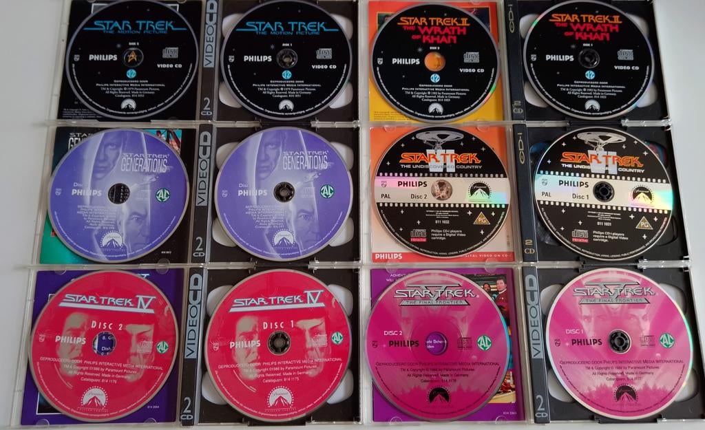 Star Trek Phillips video cd/i, Cd's en Dvd's, Ophalen of Verzenden, Gebruikt