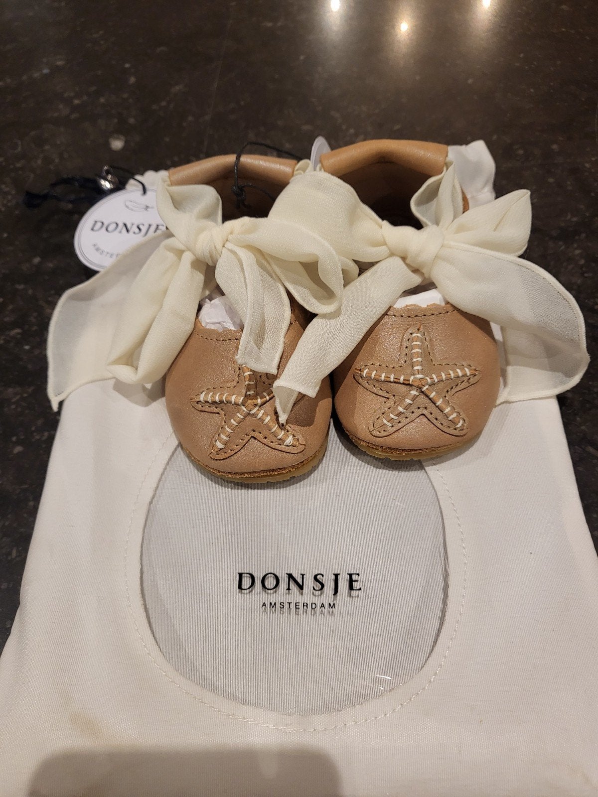 Nieuwe Donsje Amsterdam schoentjes - Alice Metallic Nubuck, Schoentjes, Jongetje of Meisje, Nieuw, Donsje Amsterdam