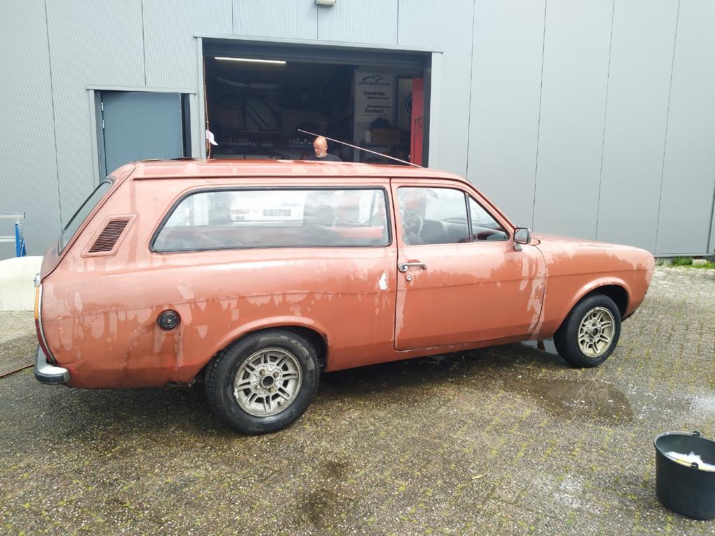 Ford Escort MK2 1.3 L Estate 1979 Rood, Auto's, Escort, 4 cilinders, Origineel Nederlands, Stationwagon
