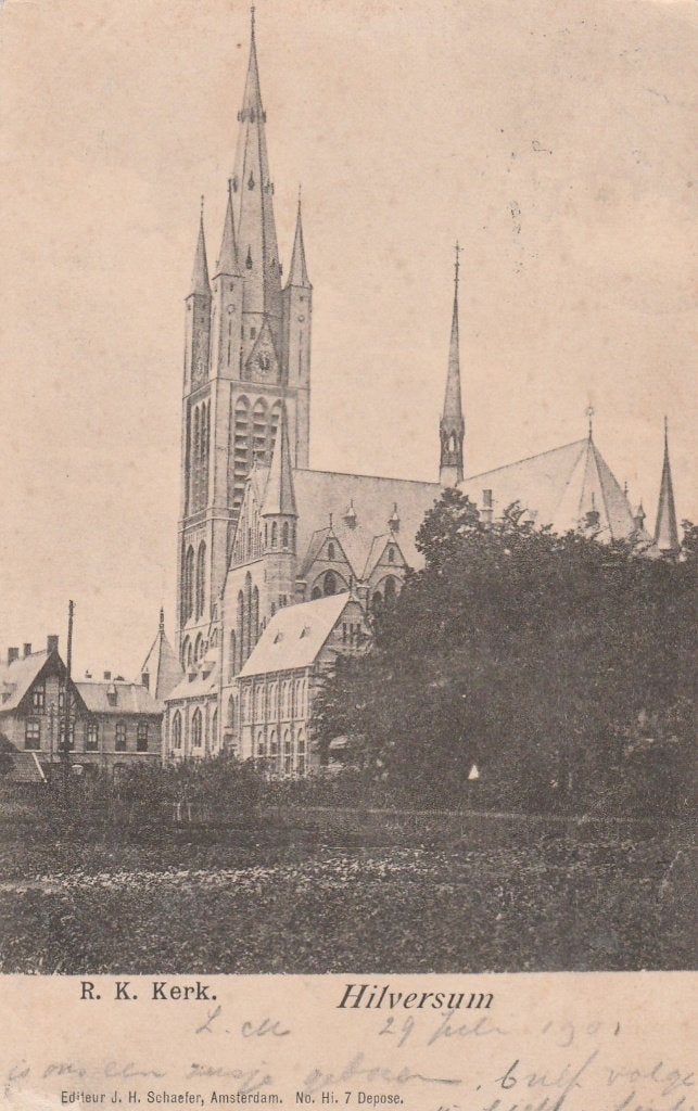 Hilversum, Ophalen of Verzenden, Voor 1920, Gelopen, Noord-Holland