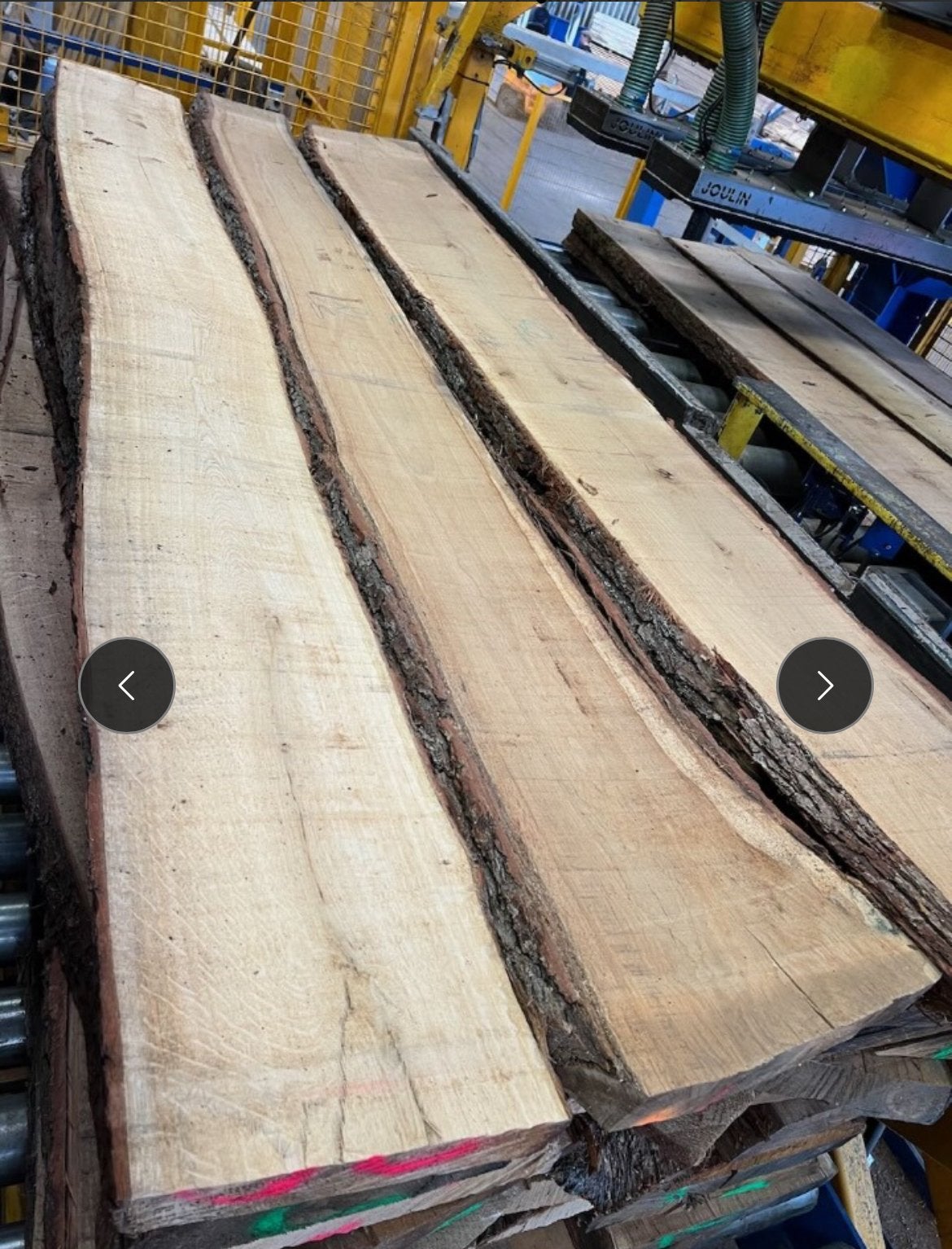 Eiken Schaaldelen 55mm Dik - Kunstmatig Gedroogd, Eiken, Nieuw, Ophalen of Verzenden, 200 tot 250 cm