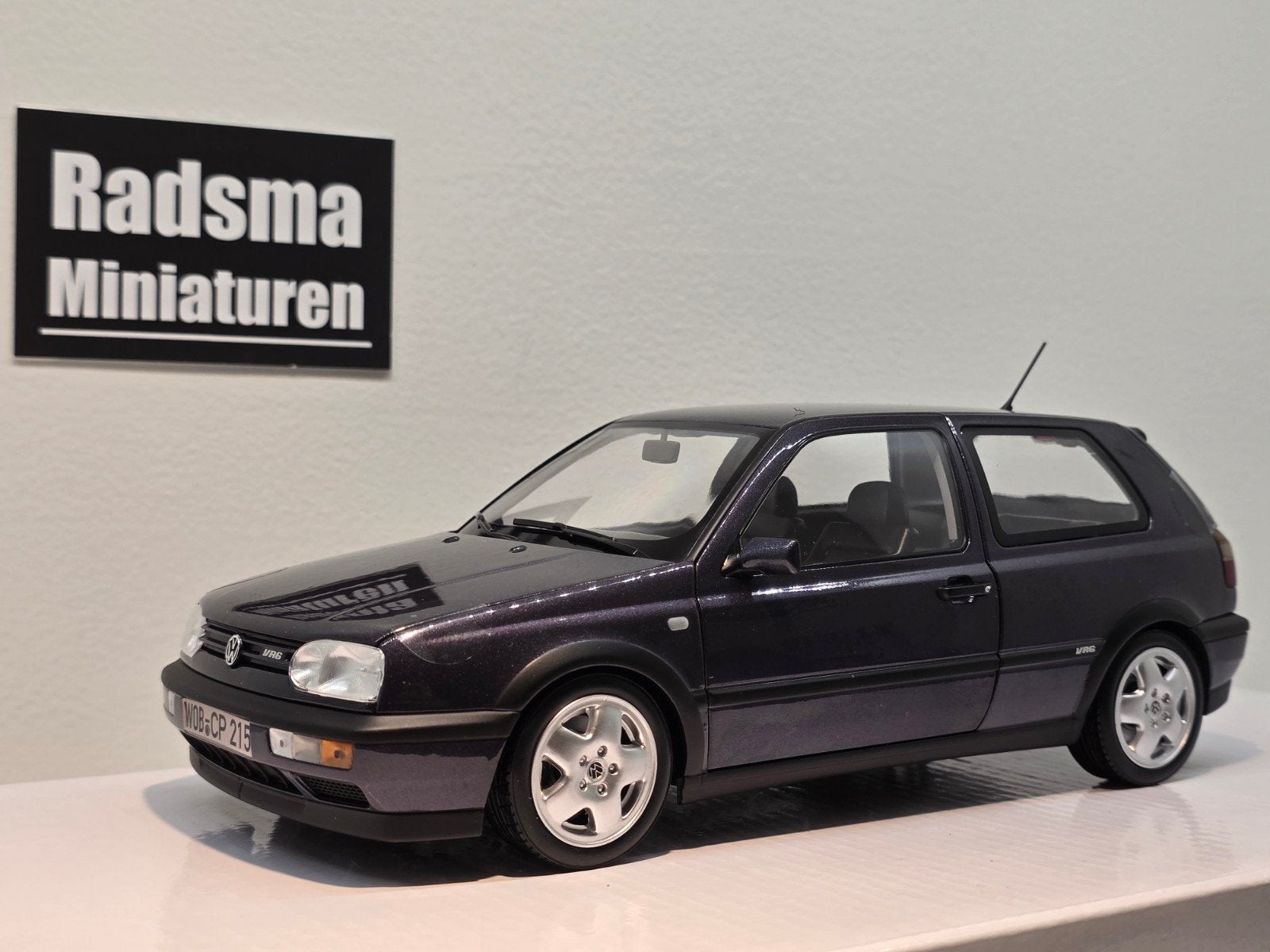 Volkswagen golf 3 (mk3) VR6 - Dusty Mauve purple 1:18 Norev, Auto, Nieuw, Norev, Ophalen of Verzenden