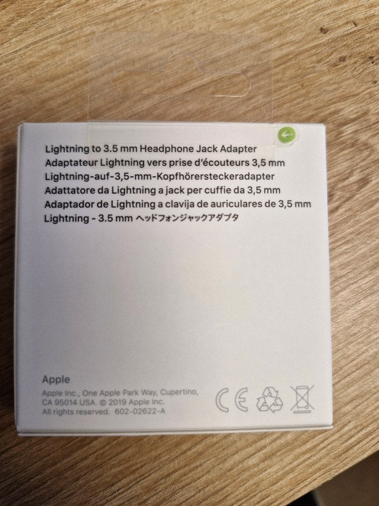 Apple lightning to Headphone Jack adapter (44 stuks), Ophalen, Nieuw, Minder dan 2 meter, Overige kabels